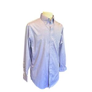 Jos. A. Bank Light Purple Tailored Fit Button Down Cotton Shirt 16.5 Neck